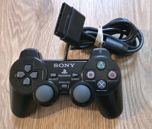 Black dual shock controller - dual, 2