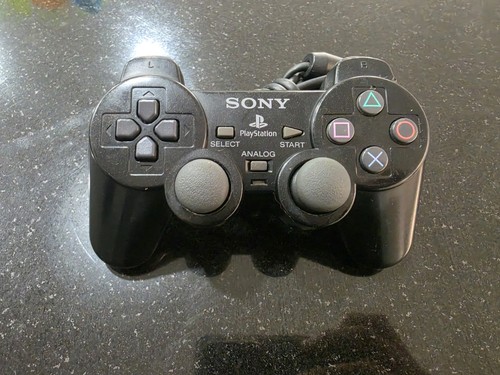 Sony ps2 black wired - ps2,